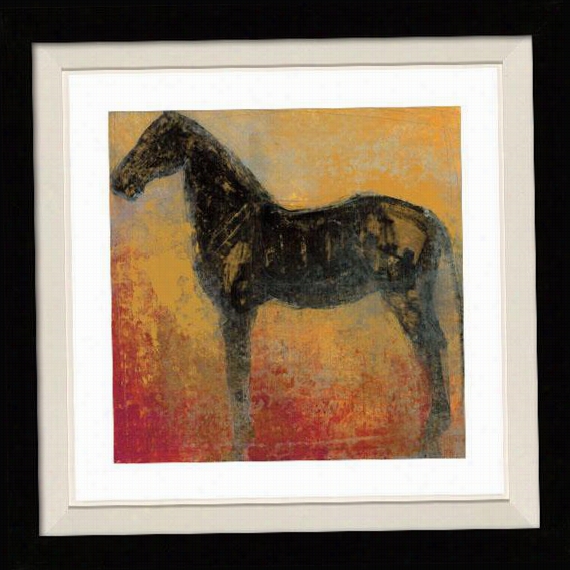 Furioso Ii Framed Wall Art - Ii, Floated Black