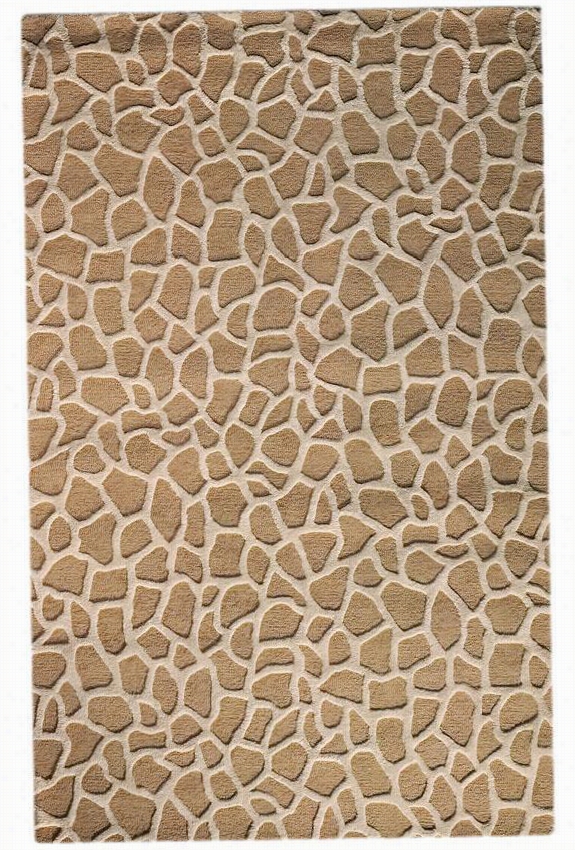 Girafte Area Rug - 2'3""x8'runner, Beige