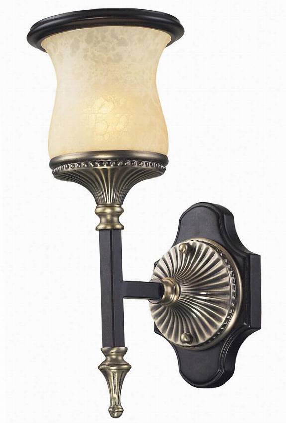 Hanover  Wall Bracket - 1-light, Antique.brown/dlkujber