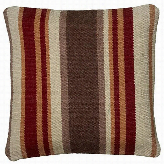 Henderson Kiilim Pillow  - 18""hx18&quo T;quot;wx4""d, Brown