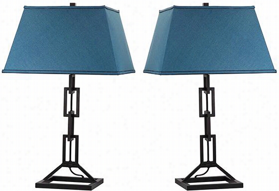 Jaimeson Table Lamps - Set Of 2 - Set Of 2, Black