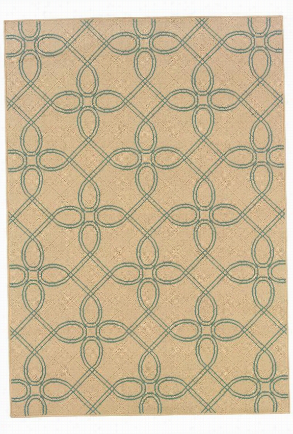 Labyrinth Area Rug Ii - 3'7&quto;"x5'6"", Beige