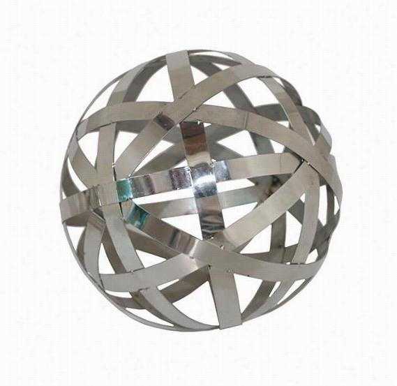 Lanie Etal Orb - Small, Silvwr