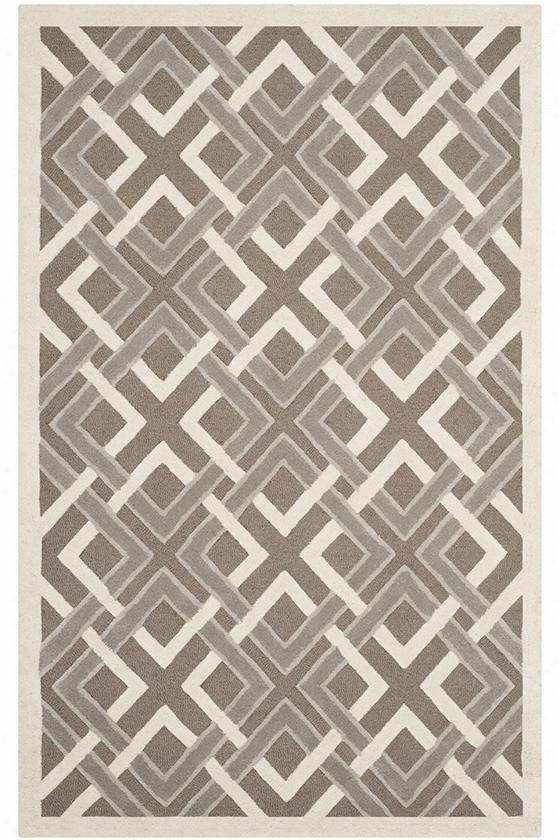 Martha Stewart Quickening Diamond Window Area Rug - 4'x6', Zknc