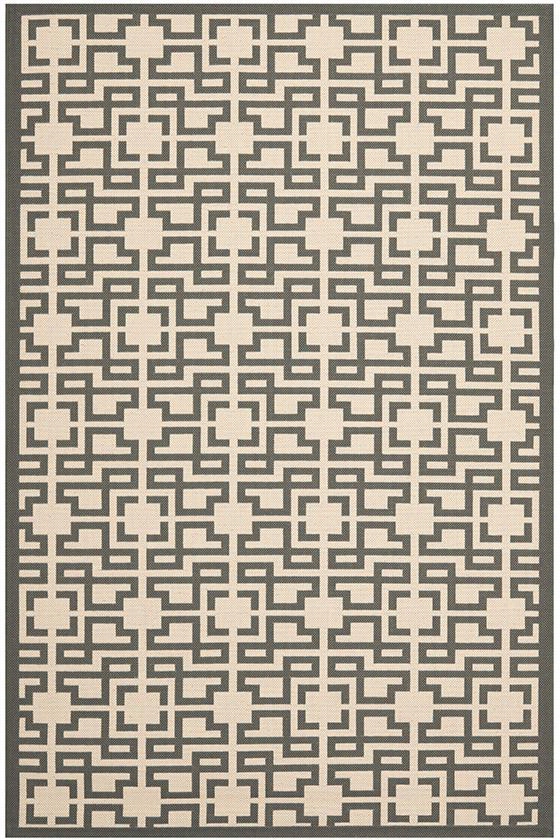 Martha Stewart Living Fiji Screen All-weath Er Area Rug - 2'7&""x5', Cement