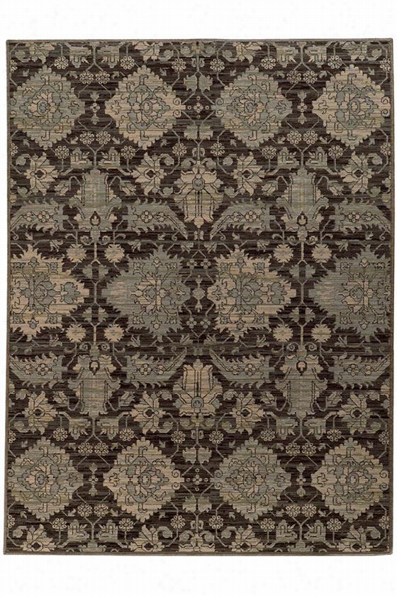 Naveen Area Rug - 6'7""x9'6"", Charcoal Gray