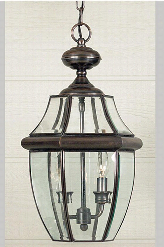 Newbury 2-light All-weather Outdoor Patio Hanging Lantern - 2-liight, Copper Copper