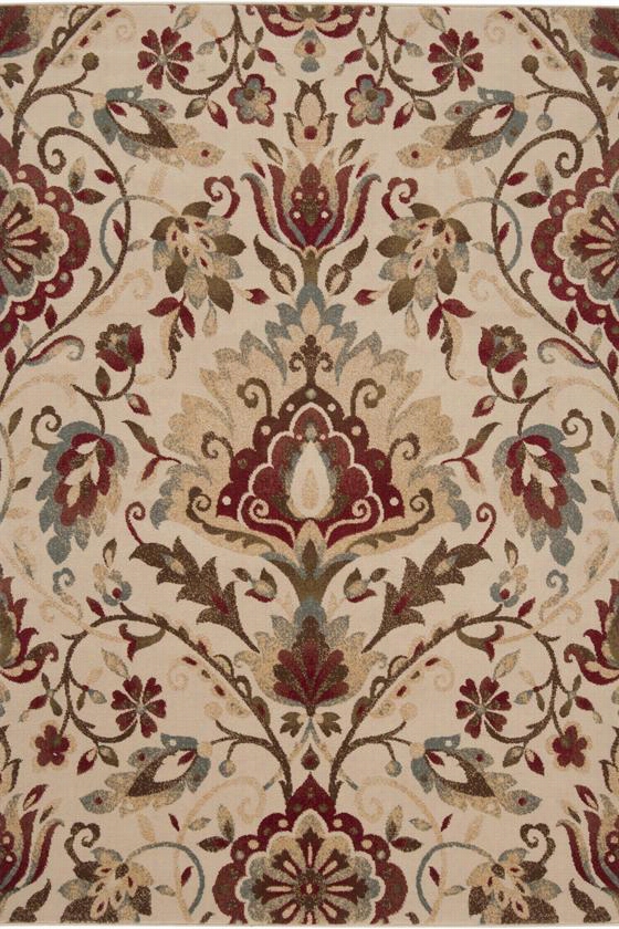 Park Place Area Rug - 5'3""x7'6"", Ivory