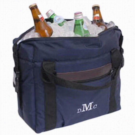 Pesonalized Monogram Soft-sided Cooler - 13""hx18&qquot;"wx7&q Uot;&quott;d, Blue