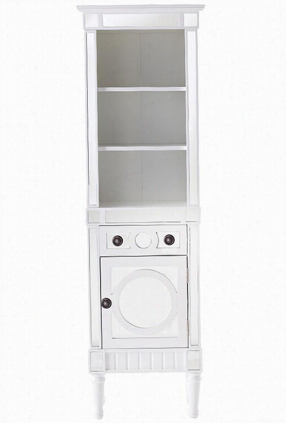 Reflection Sempire Linen Storage Cabinet - 65 &qot;"hx20""wx14""d, White