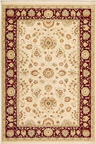 Royalty Area Rug - 7'10"" Round, Ivory