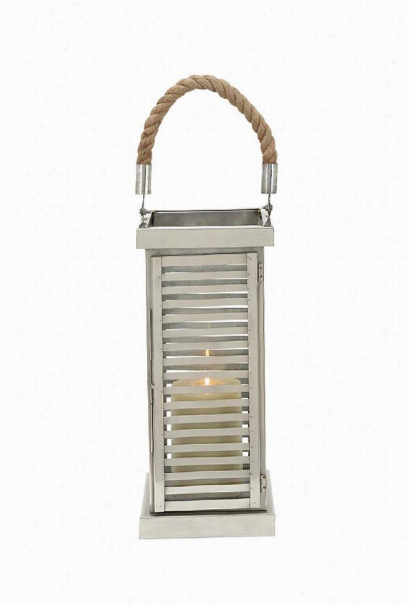 Stella Lantern - Medium, Silver