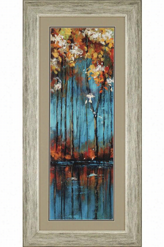 The Mirror Fraed Wall Art - Sset Of 2-  Set Of Two, Turquoise