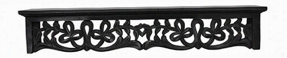 Victoria Carved Ledge - 24""w, Black