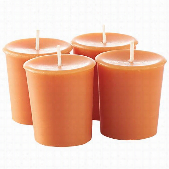 Votive Candles - Set Of 4 - 4-piece, Cinnamon Vanill