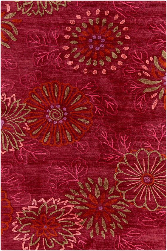 Alesund Area Rug - 8'x11', Hot Pink