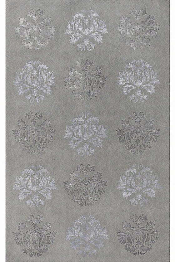 Barcel O Area Rug - 8' Full, Light Gray