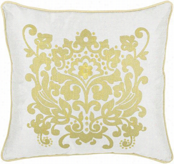 Baroque Decorative Pillow  - 18&auot;" Square, Of A ~ Color