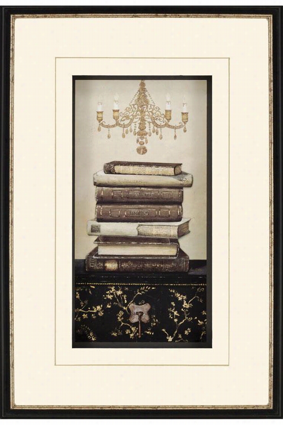 Book Story Framed Wall Art - Set Of 2 - Set Of Two, Black