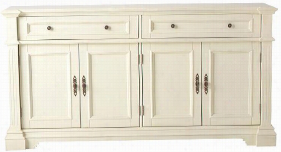 Buffod Cabinet - 4 House, White