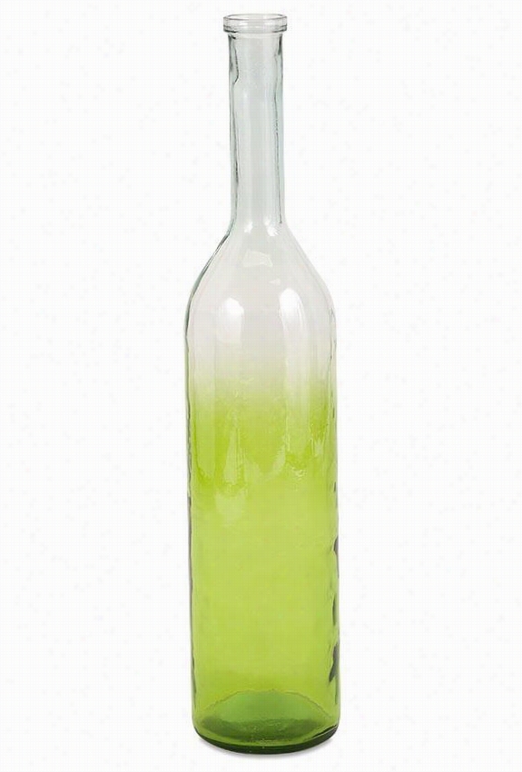 Cabaass Recycled Bottle - 39.5""hx8.5""wx8.25&quoy;"d, Lime Green