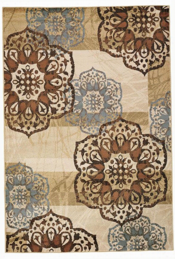 Delicate Raea Rug -  10'x13', Beige