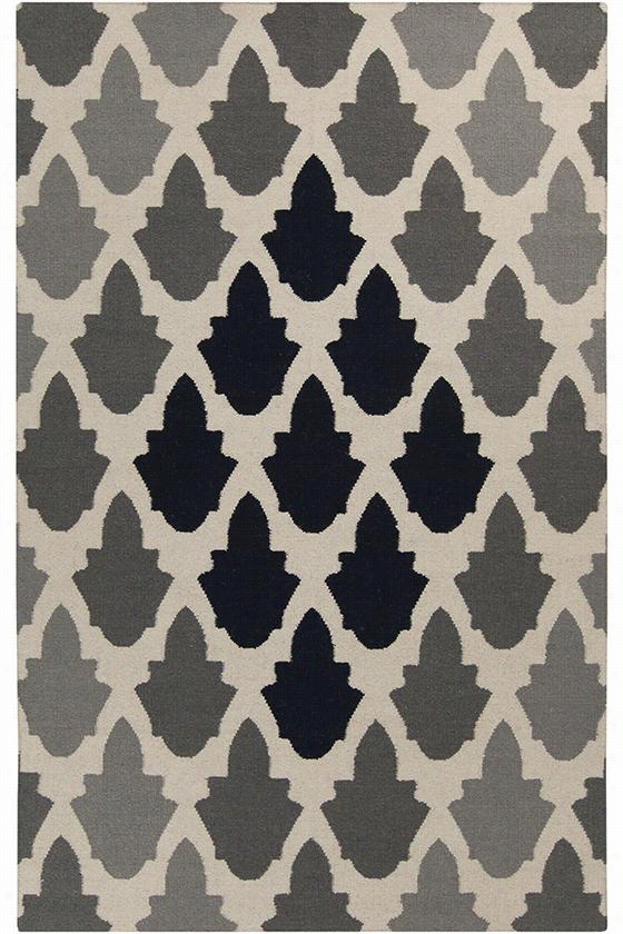 Dumbarton Area Rug - 3'6&q Uot;"x5''6"", Navy Blue