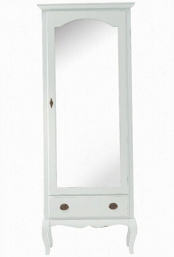 Enza Mirrored Door Aroire - 70""hx28""wx20&qukt;"d, Damadio
