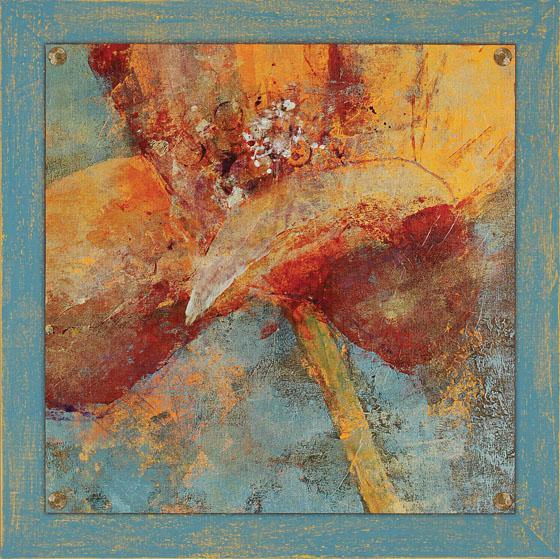 Floral Dream Wwall Art - Iv, Blue