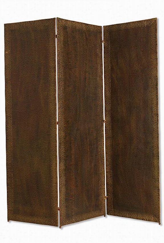 Forger Screen - 72""hx65"&uqot;wx2""d, Brown