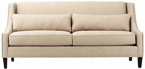 Fulham Sofa - 38&quotq;uot;hx80.5""w, Lisburn Flax