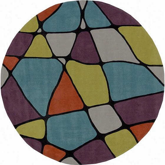 Heinola Area Rug - 8' Round, Pattern