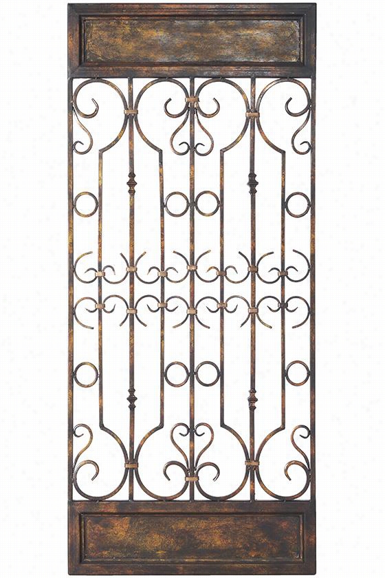 Irongate Metal Wall Art - 59""h2x5.5"&qquot;w, Bronze