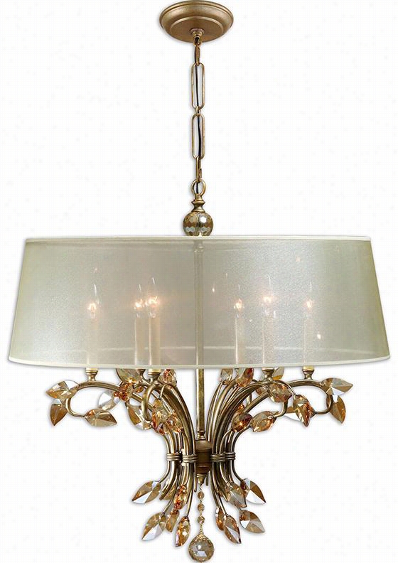 Julieta -light Chandelier - 29.5""hx229.25""di, Brnished Gold