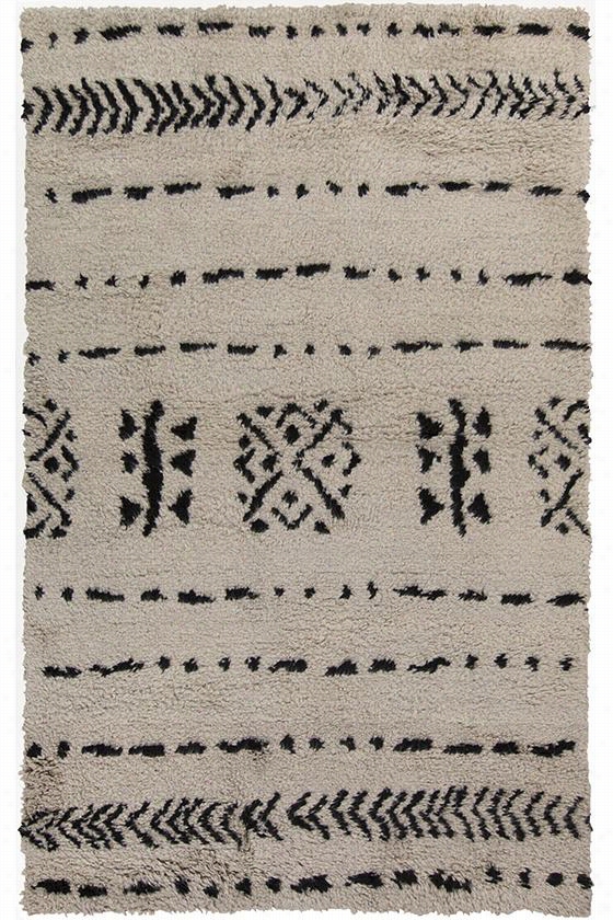 Kalajoki Aea Rug - 5'x8', Ivory