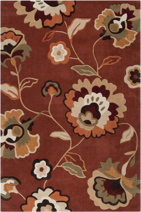 Maisie Area Rug - 8'x11', Coral