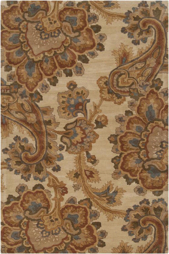 Malaya  Area Rug - 3'3""x5'33"", Beige