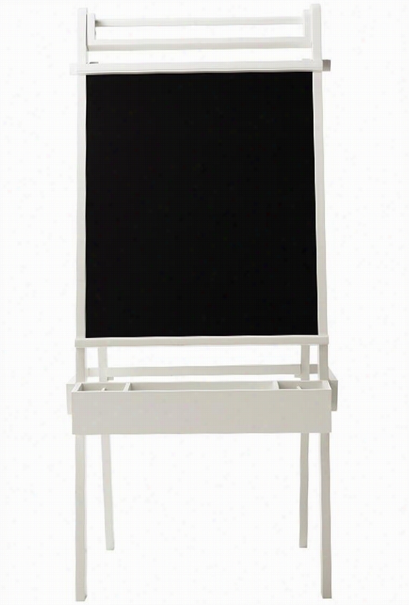 Martha Stewart Living Kids Craft Sp Single Point  Easel - 53"&quott;hx24""wx25""d, Picket Fence