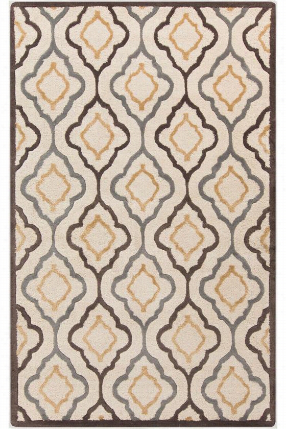 Moutrie Area Rug - 5'x'8, Chocolate Brown