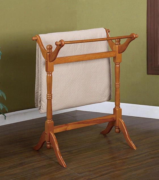 Nostalgic Blanket Rack - 32""hx2s""wx16""d, Tan