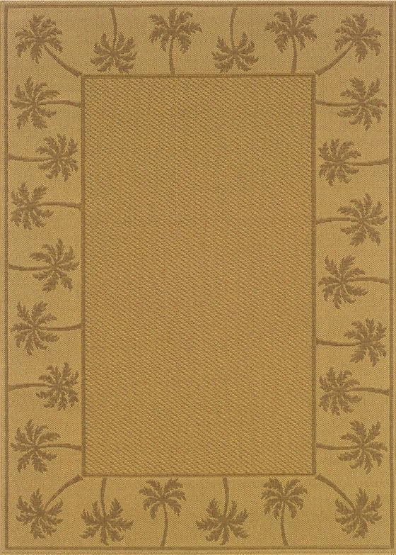 Oriental Weavers Palm Ii Area Rug - 7'6""x10'6"",c Hocolate Brown