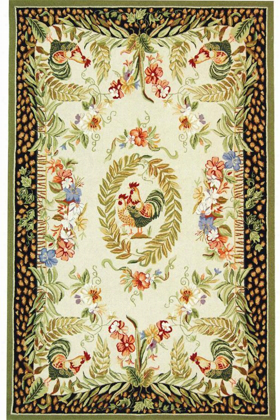 Provence Area Rug Ii - 2'6""x4', C Reme/black