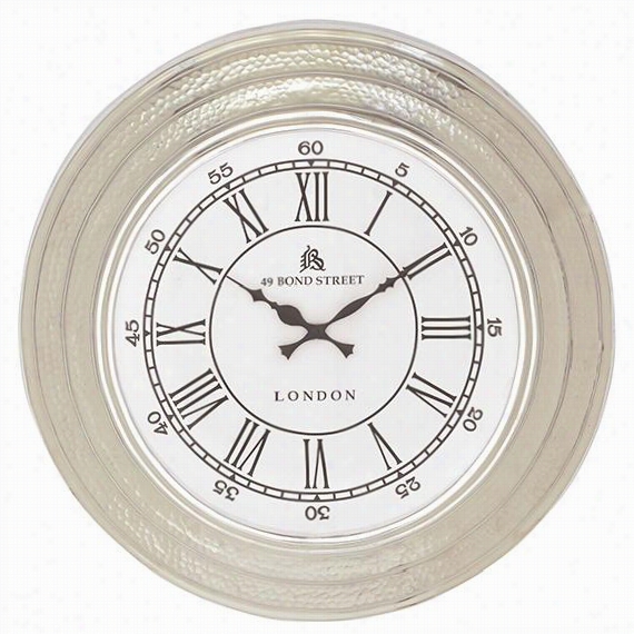 Quinton Wall Clock - 2""diameterx4""d, Ivory