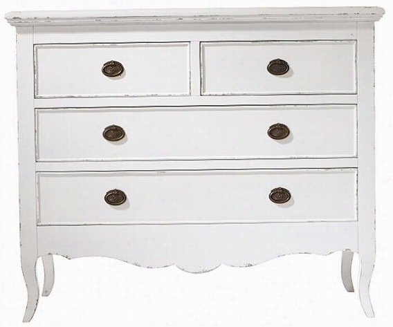 Santerno 4-drrawer Dresser - 35.5"&quoot;hx42.5""wx21""d, Gustaviano Wash