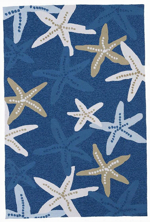 Seabed Area Rug - 7'6"&qu Ot;x9', Blue