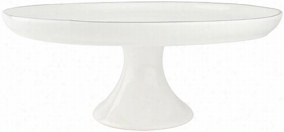 Simplictiy Cake Stand - 6""h X6""w, Gray