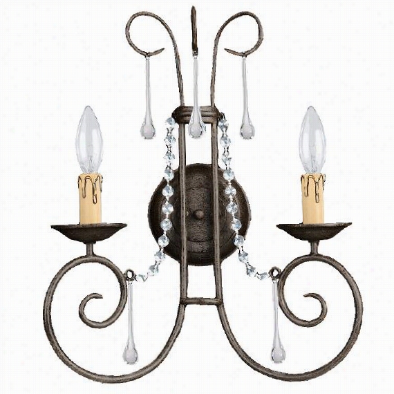 Stacia 2-ighg Sconce - 17&qot;&;quot;hx15q&uot;"wx6""d, Tan