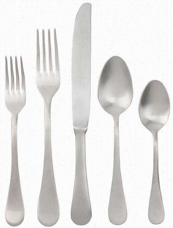 Stockbridge 5-piece Flatware Set - Five Piece Set, Stainless