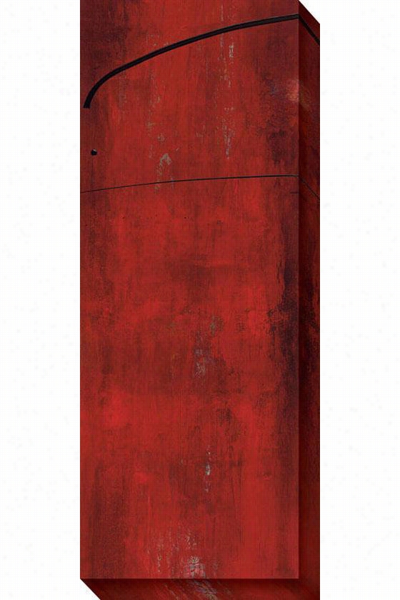 Swaye I Canvas Wall Art - I, Red