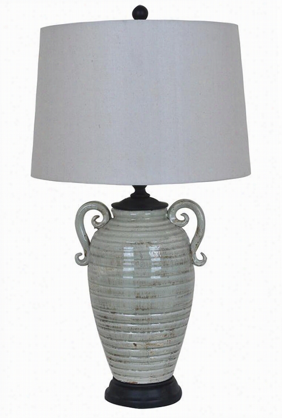 Allexios Table Lamp - 32""hx17""diameter,  Grey